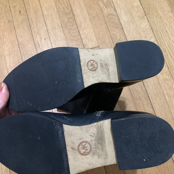 Michael Kors Logo Leather Riding Boots -- GREAT CONDITION - Picture 5 of 5